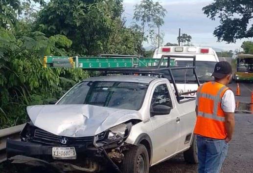 Se registra fuerte accidente sobre la carretera Córdoba- La Tinaja
