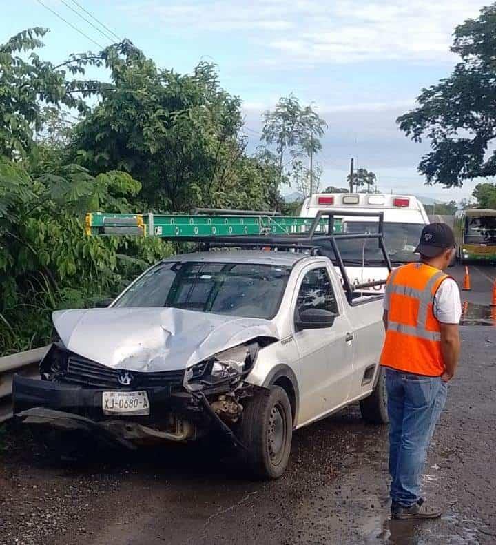 Se registra fuerte accidente sobre la carretera Córdoba- La Tinaja