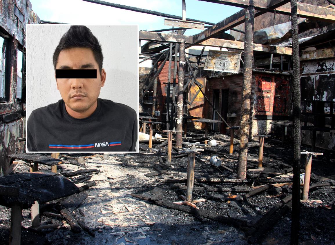 Cae otro presunto relacionado a incendios en restaurantes de Coatzacoalcos