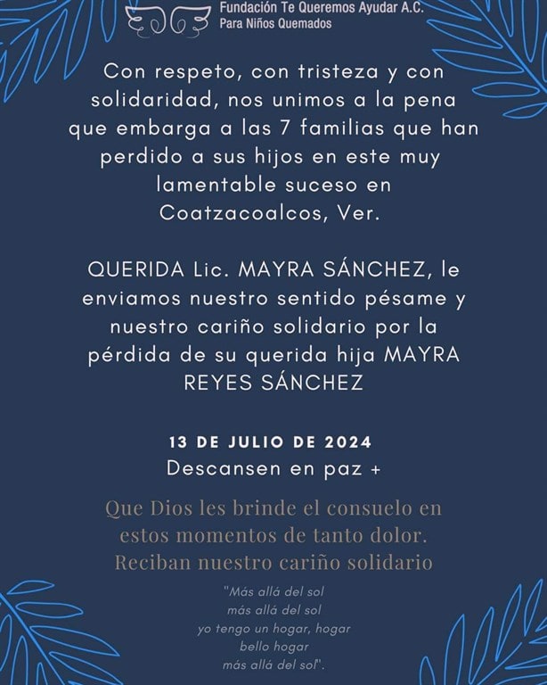 Comunidad porteña envía sus condolencias a familias de jóvenes fallecidos en río Calzadas