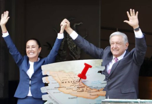 AMLO y Claudia Sheinbaum realizarán gira: estos son los estados que visitarán 