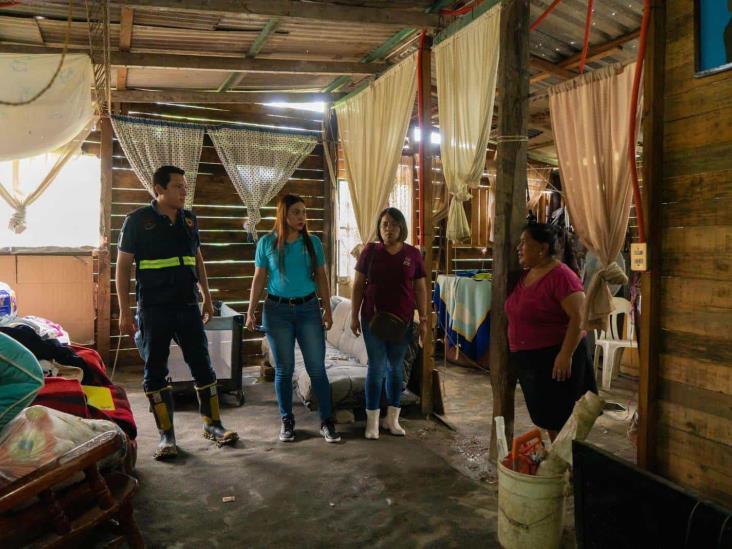 En Poza Rica, desbordamiento del río Cazones dejó más de 40 casas afectadas