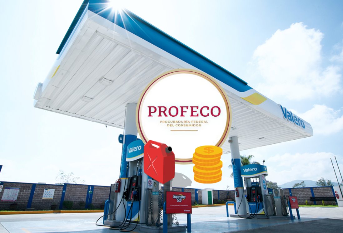 Esta gasolinera en Veracruz vende el litro de Premium a 23 pesos, según Profeco