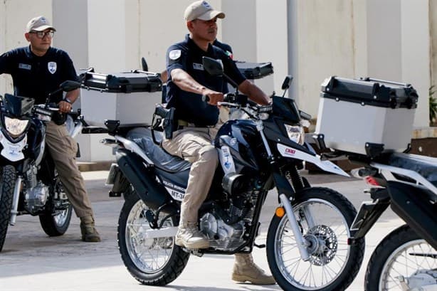 Refuerzan seguridad en Boca del Río con nuevos vehículos motorizados