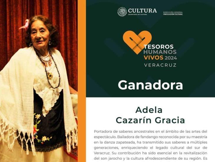 Adelita Cazarin Gracia, a sus 91 años es declarada tesoro humano vivo 2024