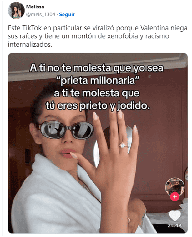 ¿Quién es Valentina Kaczur la mexicana criada en Europa que se avergüenza de sus raíces?