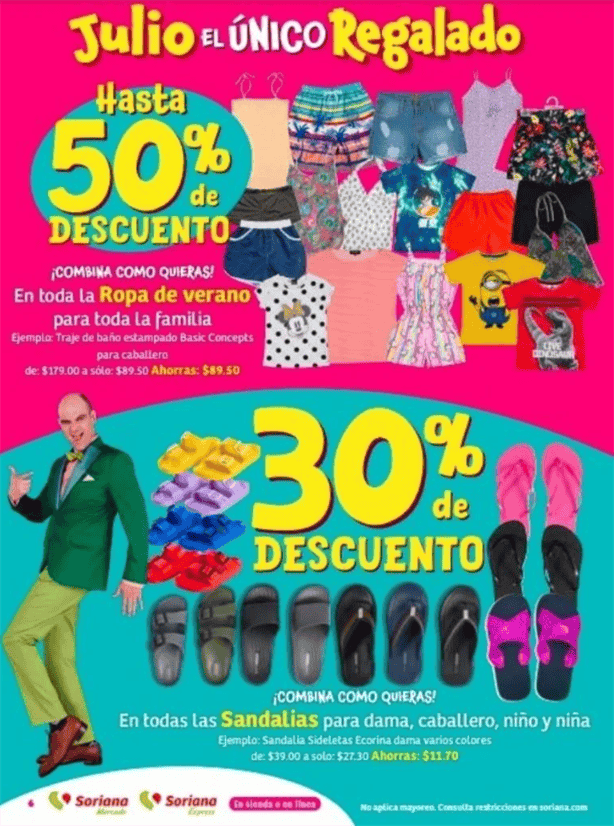 Julio Regalado: checa las ofertas de hoy 17 de julio en Soriana ¡aprovecha! 