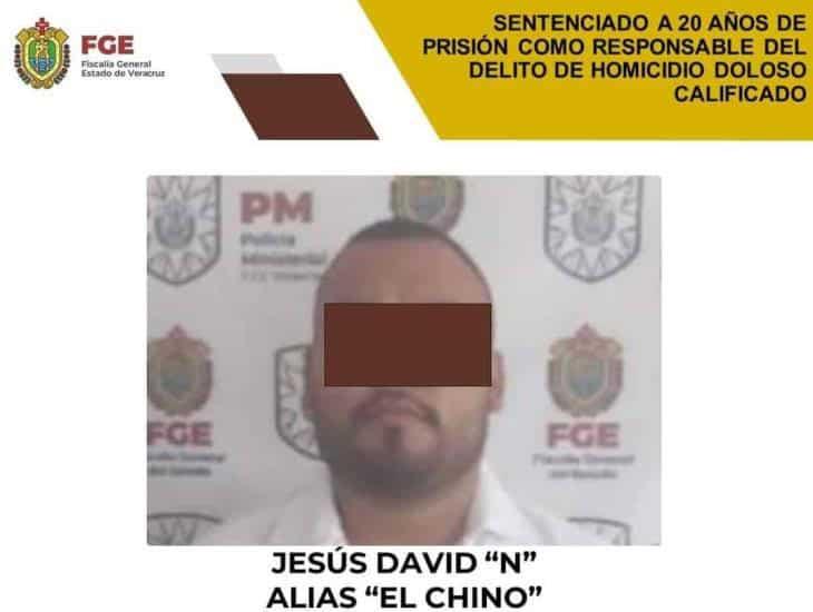 Sentencian a 20 años a Jesús David "El Chino" por homicidio en San Andrés Tuxtla