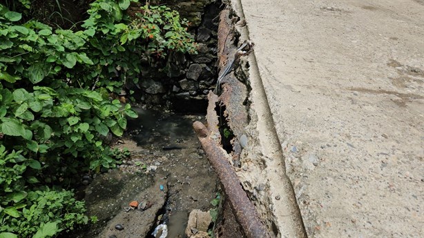 Peligro latente en Poza Rica: puente viejo pone en riesgo vidas