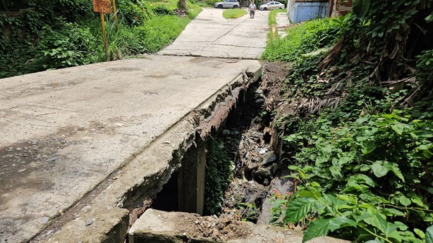 Peligro latente en Poza Rica: puente viejo pone en riesgo vidas