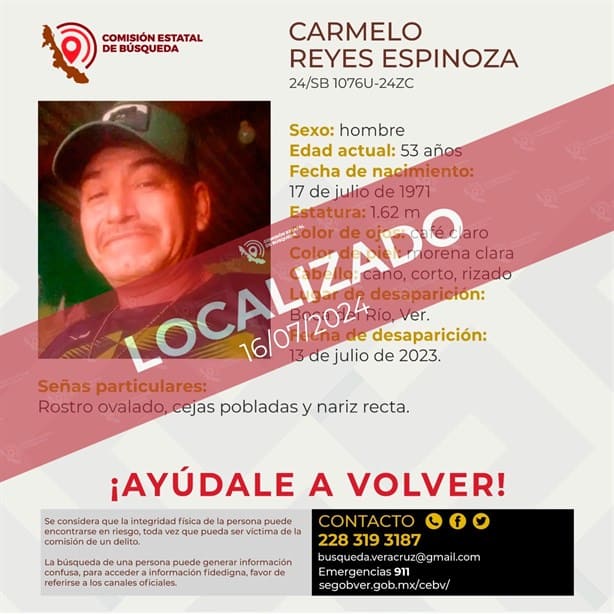 Localizan a Josué y Carmelo, desaparecidos desde el 2023 en Boca del Río y Veracruz
