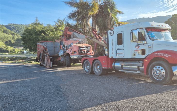 Identifican a conductor de tráiler fallecido en accidente en la autopista Puebla-Orizaba