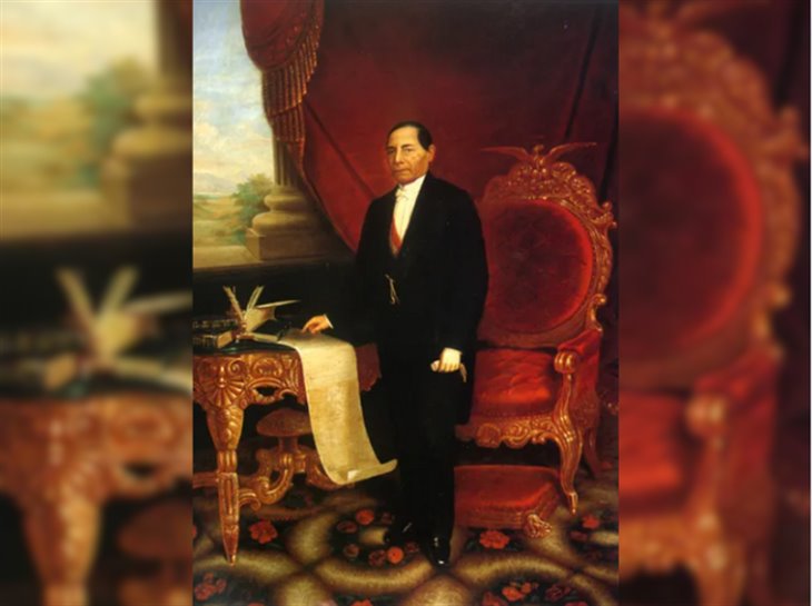 En conferencia mañanera, conmemoran 152 aniversario luctuoso de Benito Juárez 