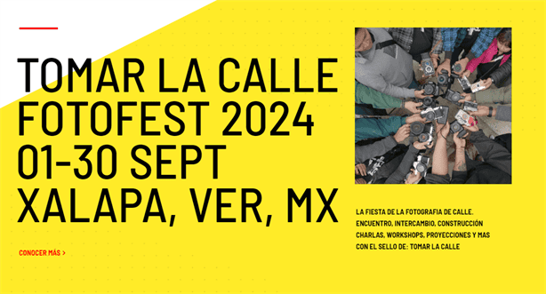 ¿Fan de la fotografía?; así puedes participar en el Foto Fest 2024 en Xalapa; checa los requisitos 