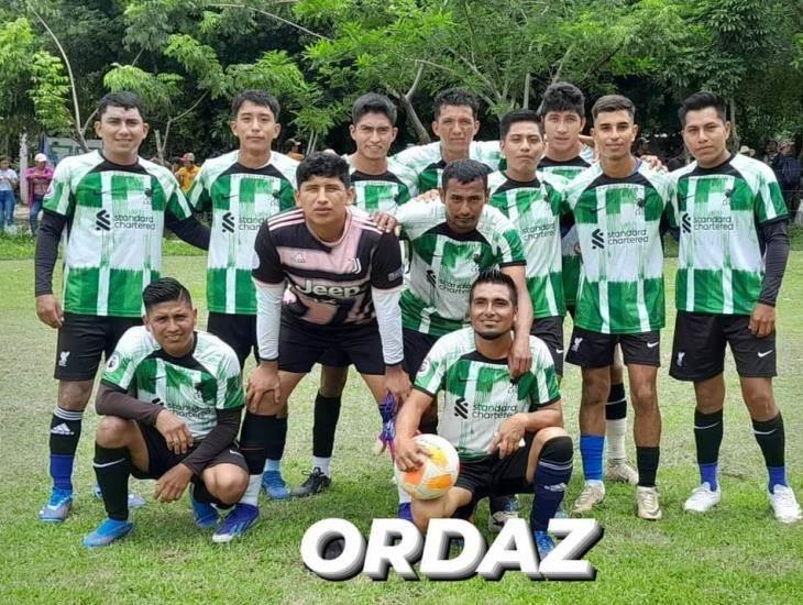 Ordaz busca sumar otro campeonato en la liga rural de fútbol