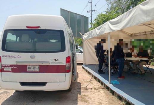 Operativos de detención y apoyo a migrantes en dos municipios de Veracruz