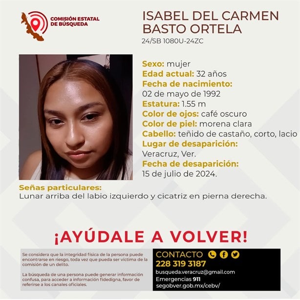 ¿Quién es Isabel Basto Ortela? Neni que desapareció en el Tranvía del Recuerdo en Veracruz