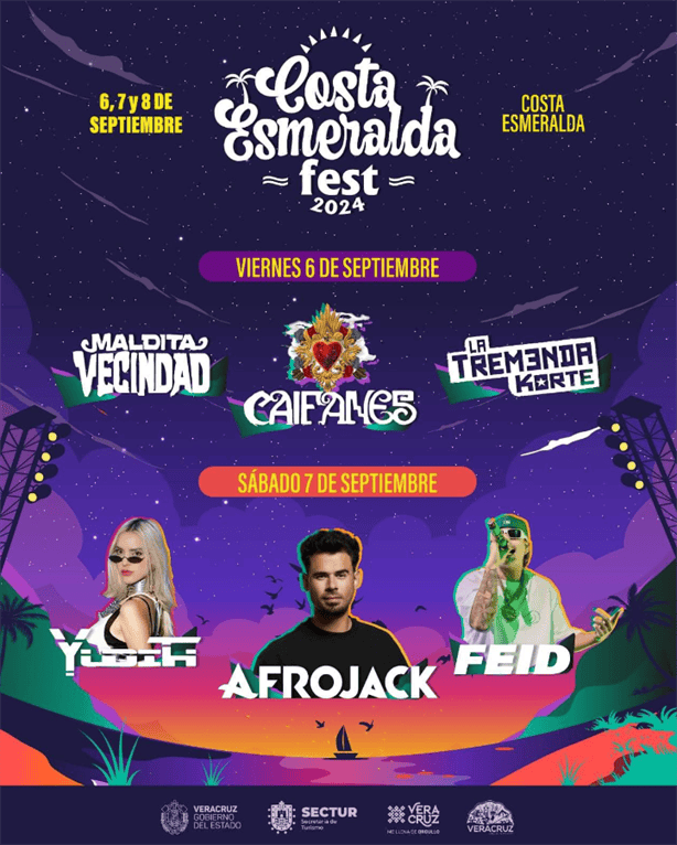 Costa Esmeralda Fest 2024: checa las fechas y cartelera de artistas 