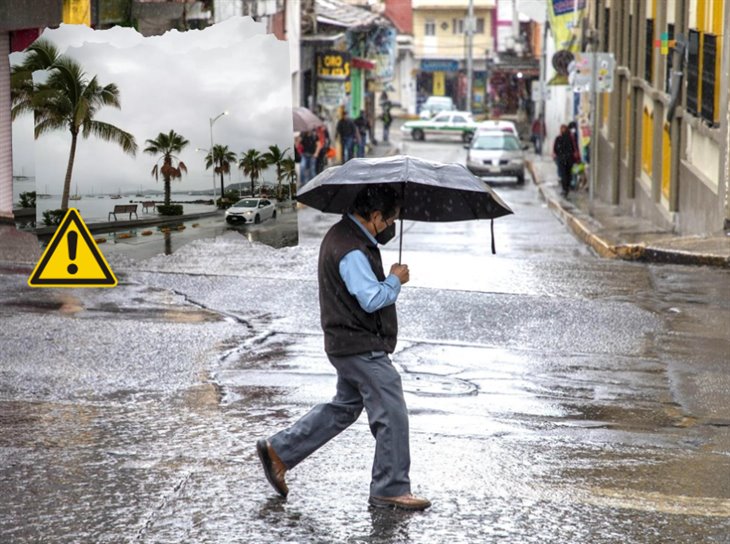 Alista tu paraguas, el fin de semana vienen más lluvias en Veracruz