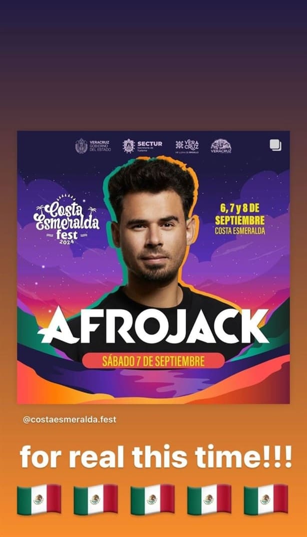 Afrojack y Caifanes encabezan a los artistas confirmados del Costa Esmeralda Fest 2024