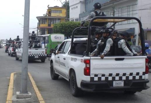 Refuerzo de seguridad en Tuxpan con 300 elementos militares