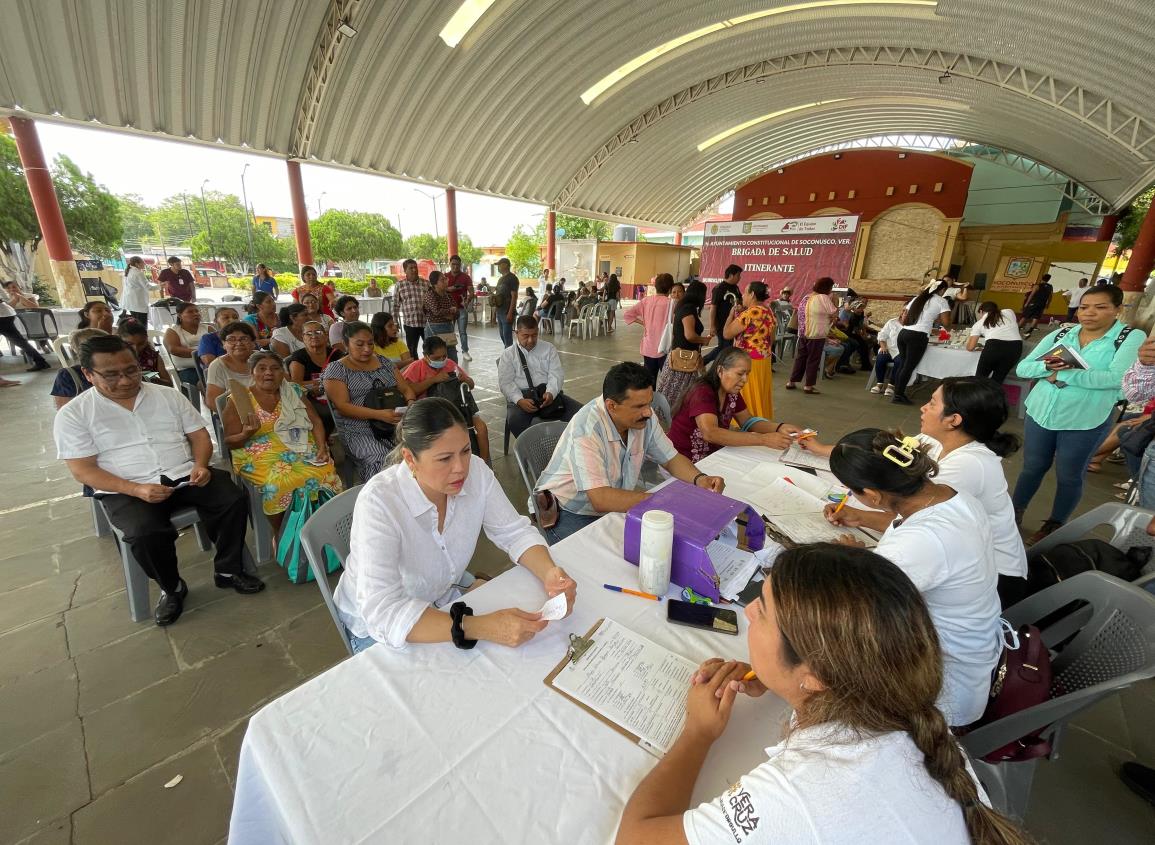 Soconusqueños beneficiados con brigada de salud itinerante | VIDEO