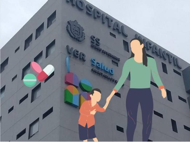 Denuncian escasez de medicamentos en Hospital Infantil de Veracruz