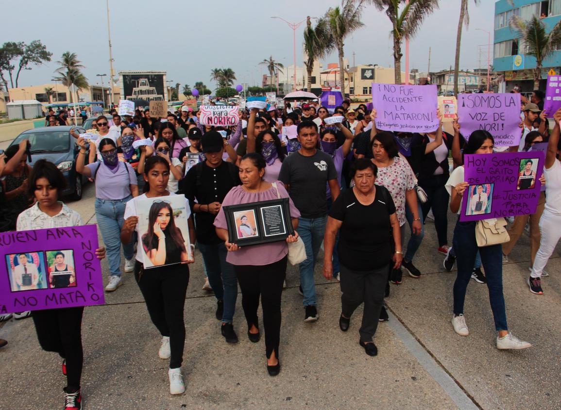 Feminicidio de Noriko Dallana: marchan en Coatzacoalcos para exigir justicia l VIDEO