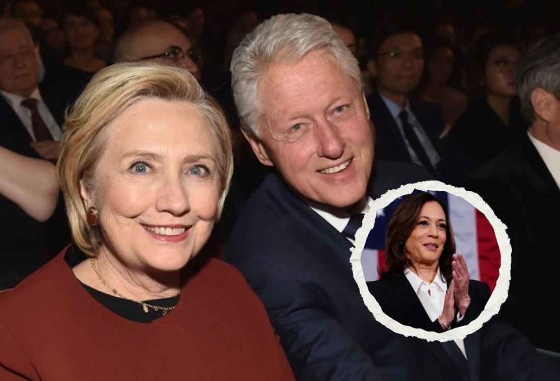 Los Clinton apoyan a Kamala Harris tras retiro de Joe Biden de la carrera presidencial
