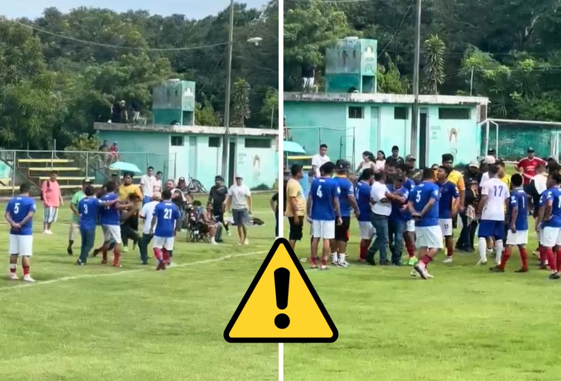 Partido de fútbol acaba en batalla campal en Tolome; sin heridos graves