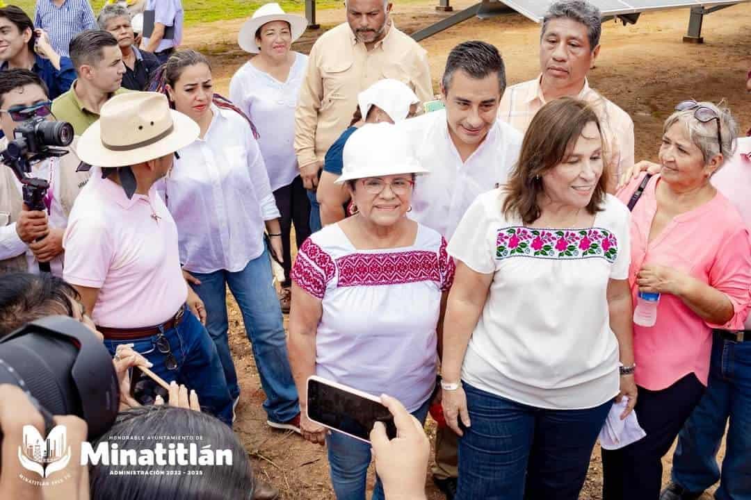 Realizan inauguración del Parque Fotovoltaico de Minatitlán con presencia de Rocío Nahle