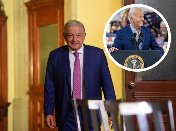 AMLO reacciona a renuncia de Joe Biden a contienda electoral de EU: Supo enfrentar con eficacia 