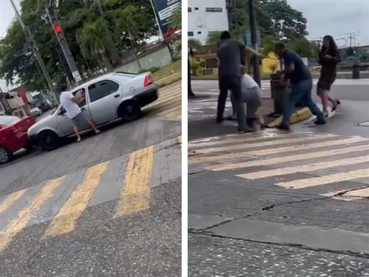 Choque por alcance termina en trifulca, cerca del centro de Córdoba