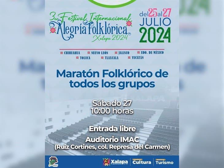 Xalapa vivirá por tercera vez el Festival Internacional Alegría Folklórica 2024