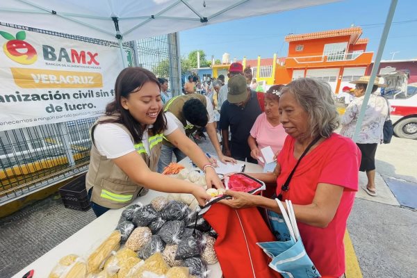 Banco de Alimentos de Veracruz atiende a 30 mil personas mensualmente