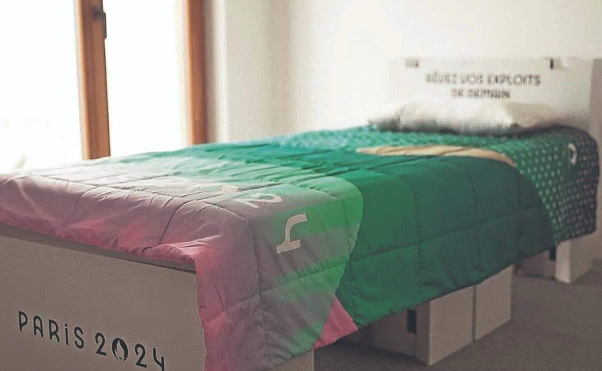 Así lucen las camas de cartón que usan los jugadores en los Juegos Olímpicos de París 2024