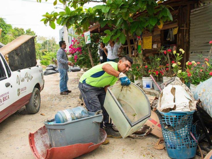 Con las  lluvias incrementa en Poza Rica riesgo de propagación del dengue