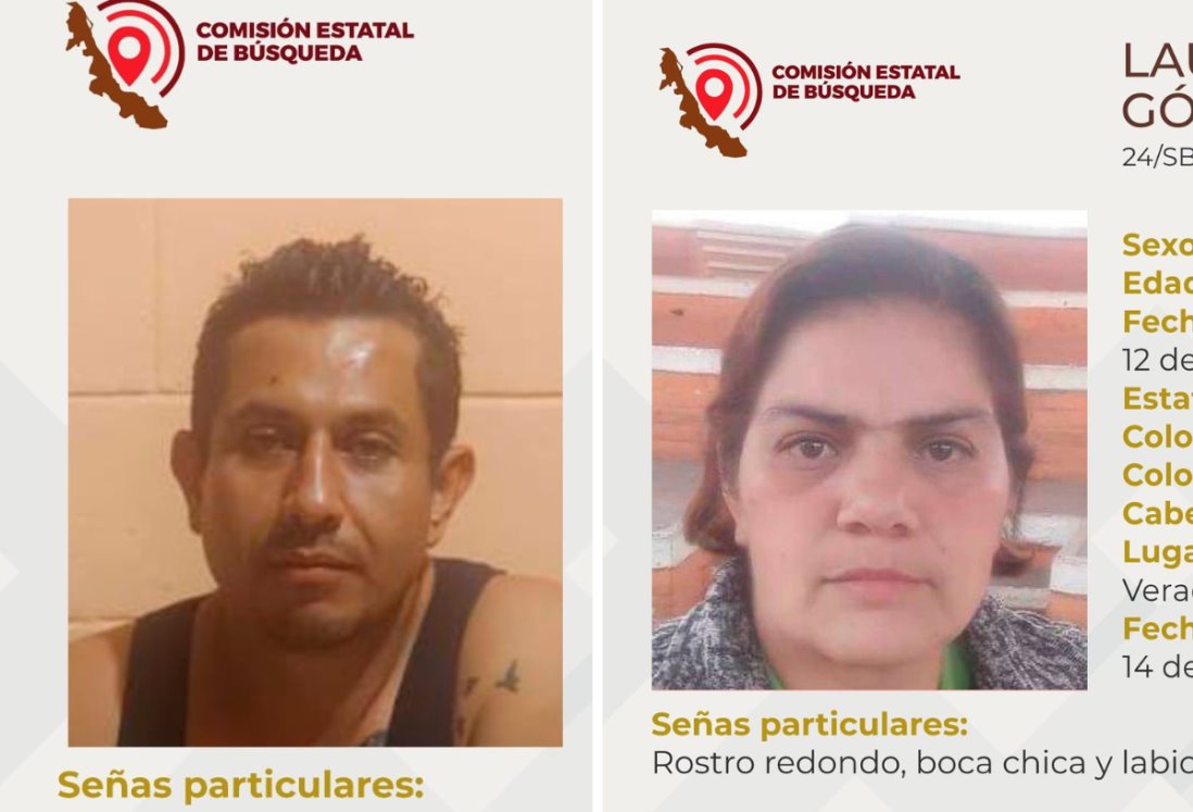 Laura y Óscar se suman a la cifra de los desaparecidos en Veracruz en julio de 2024