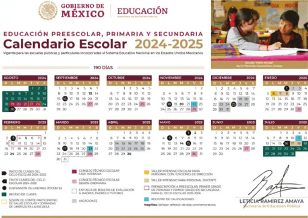 Nuevo calendario escolar: fechas, clases y descansos, despues de vacaciones de verano