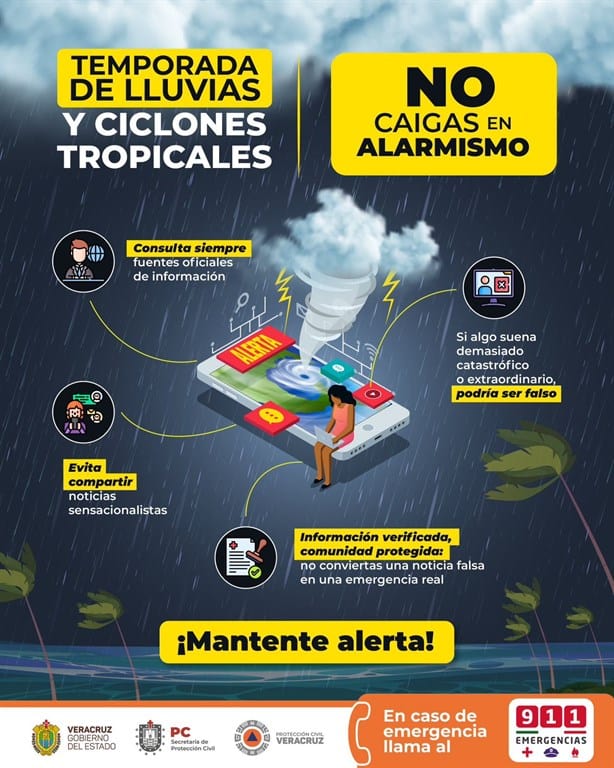 Así puedes identificar la información falsa durante esta temporada de lluvias y ciclones