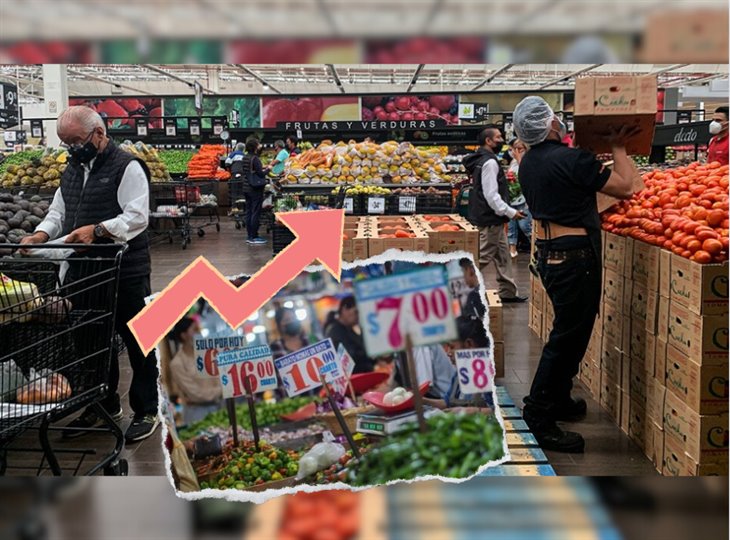 Inflación en México se dispara en julio; frutas y verduras lo que más subió