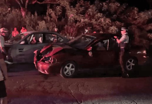 Se registra choque en la carretera Martínez-San Rafael