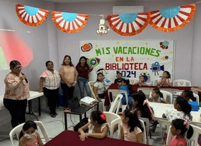 Curso de Verano Mis Vacaciones en la Biblioteca de San Andrés Tuxtla