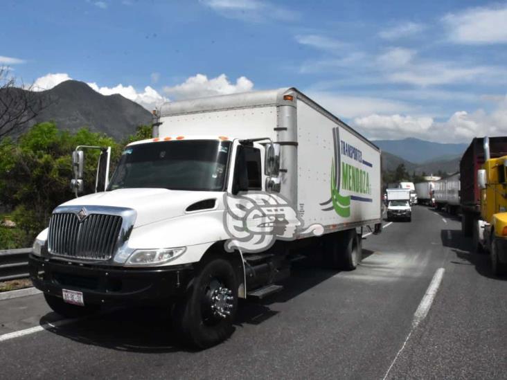 Conato de incendio en autopista Puebla-Orizaba; impera la rapiña