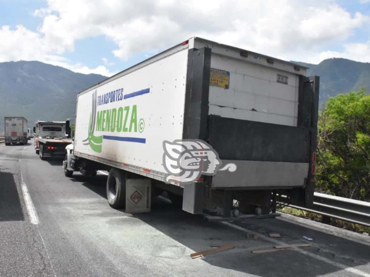 Conato de incendio en autopista Puebla-Orizaba; impera la rapiña