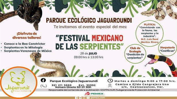 Parque Ecológico Jaguaroundi de Coatza realizará evento especial GRATIS; ¿Cuándo y de qué se trata?