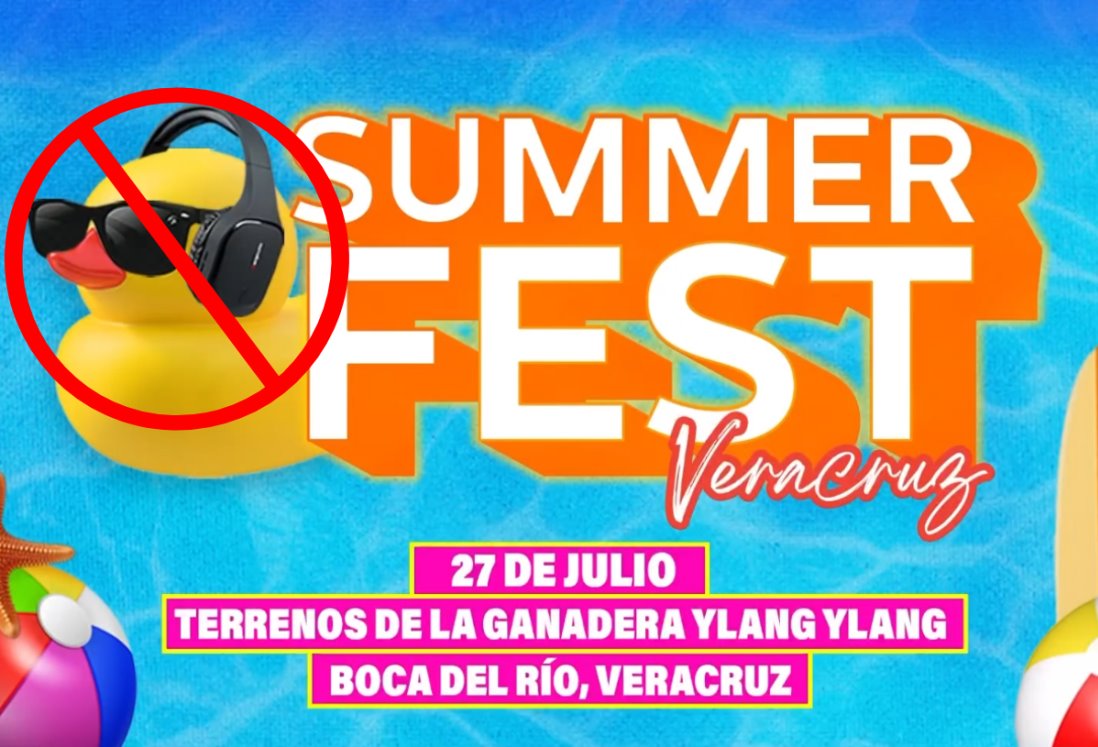 Cancelan el Summer Fest Veracruz 2024