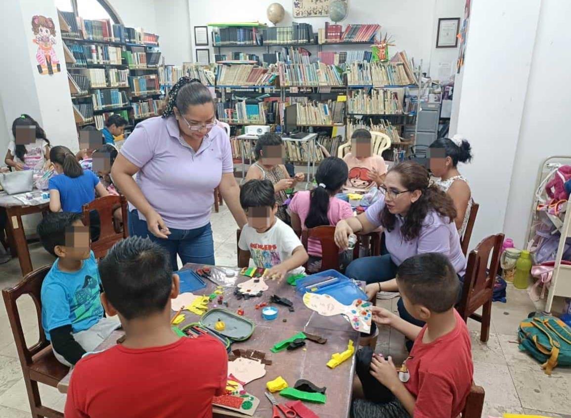 Un éxito el curso Vacaciones en la biblioteca en Coatzacoalcos; en esta fecha será el segundo