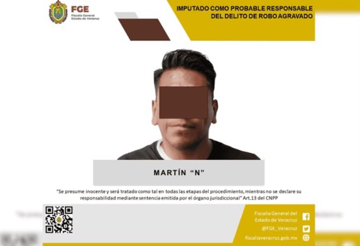 Imputan a presunto responsable de robo de Farmacia Guadalajara en Orizaba