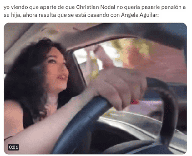 Llegaron los MEMES tras boda de Christian Nodal y Ángela Aguilar